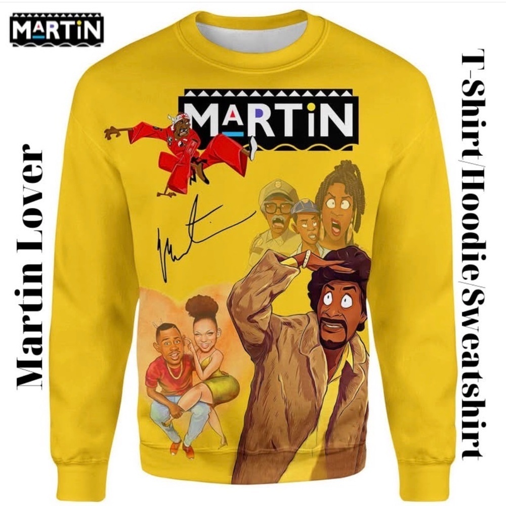 Martin Lover Yellow Graphic Sweatshirt